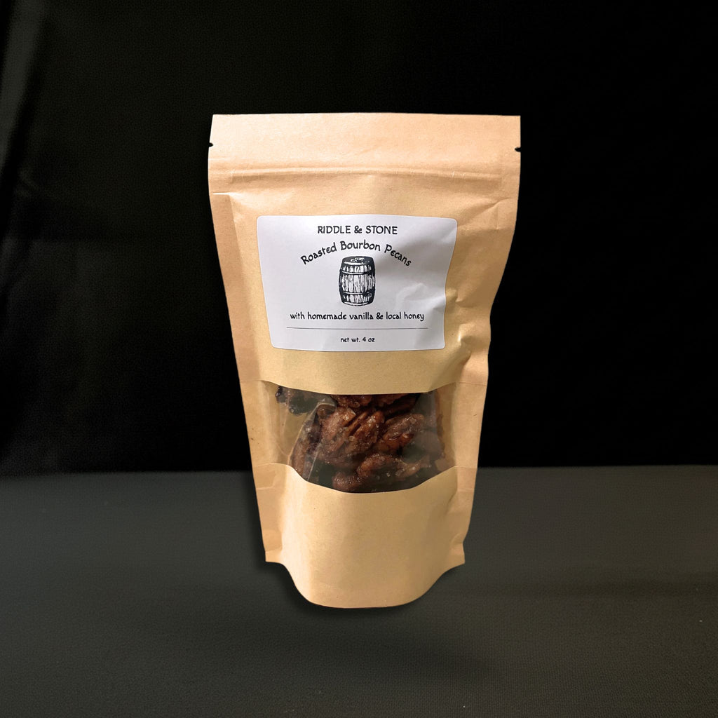 Roasted Bourbon Candied Pecans