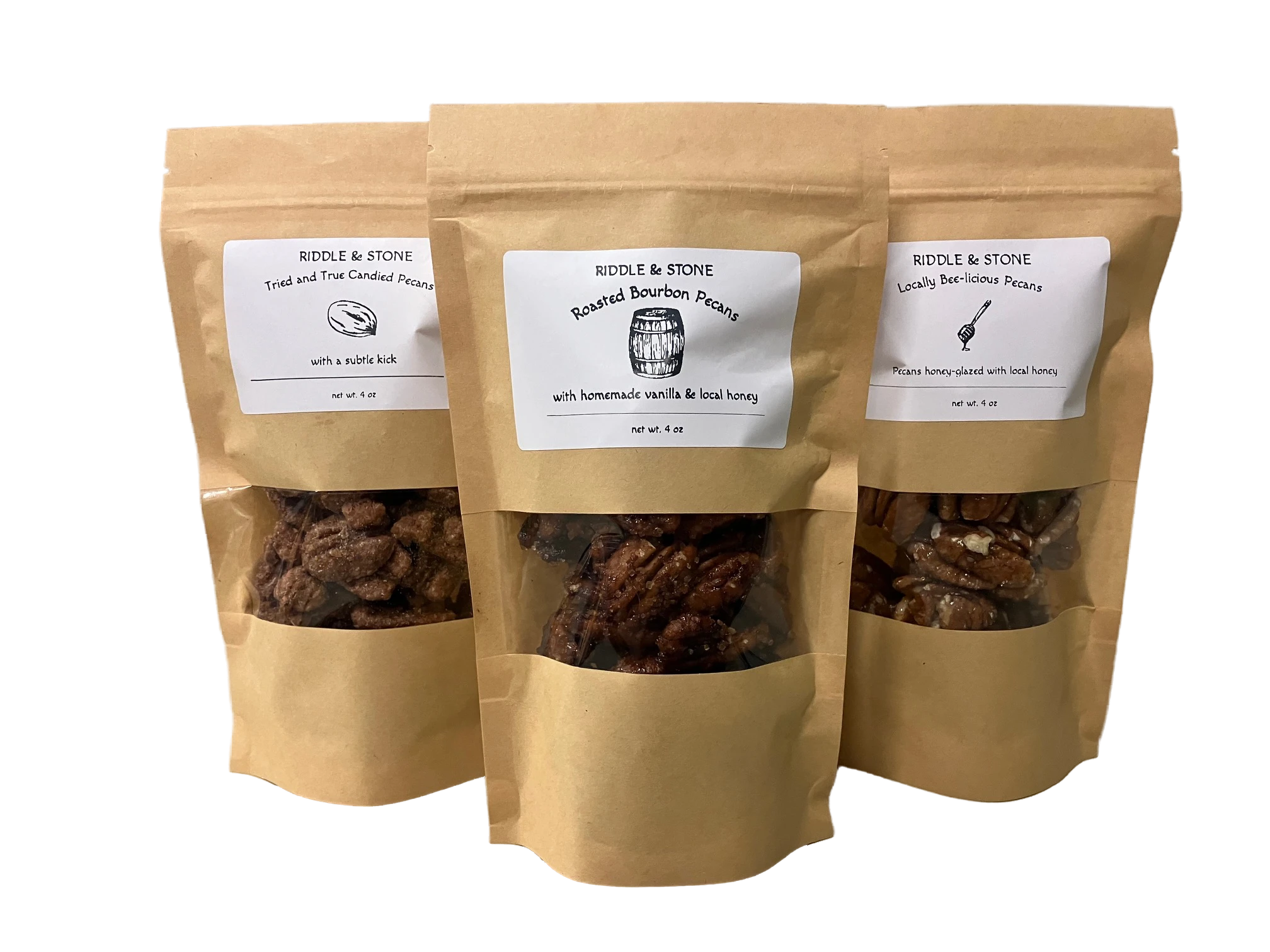 Locally Bee-licious Candied Pecans (10 oz.)